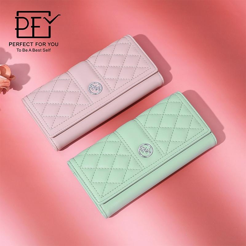 Ví Nữ Dài Clutch Cầm Tay PERFECT FOR YOU Thời Trang Đi Chơi Dự Tiệc Sang Trọng Da Cao Cấp PFY25