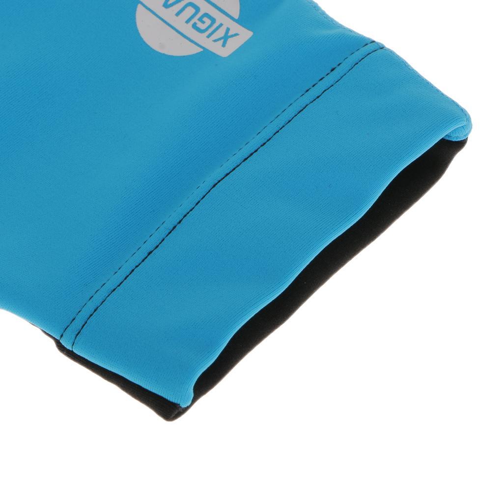2-10pack Nylon Three Finger Right Hand Snooker Billiard Cue Pool Glove Blue