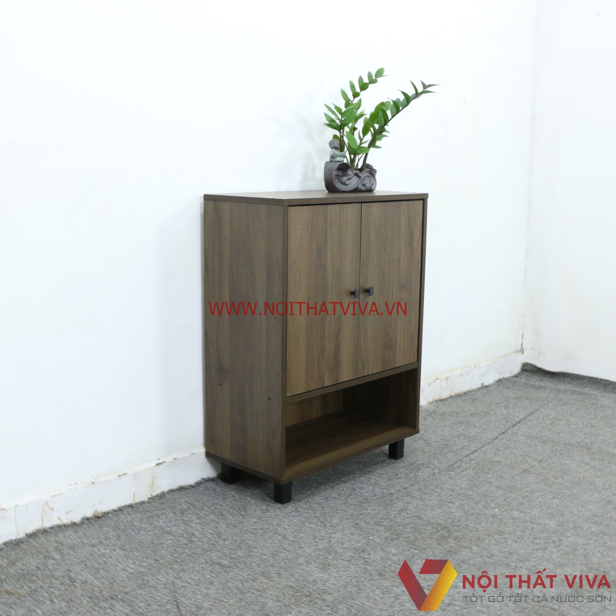 Tủ Để Giày Dép Bằng Gỗ Công Nghiệp 4 Tầng Nhập Khẩu Hiện Đại Đẹp Giá Rẻ