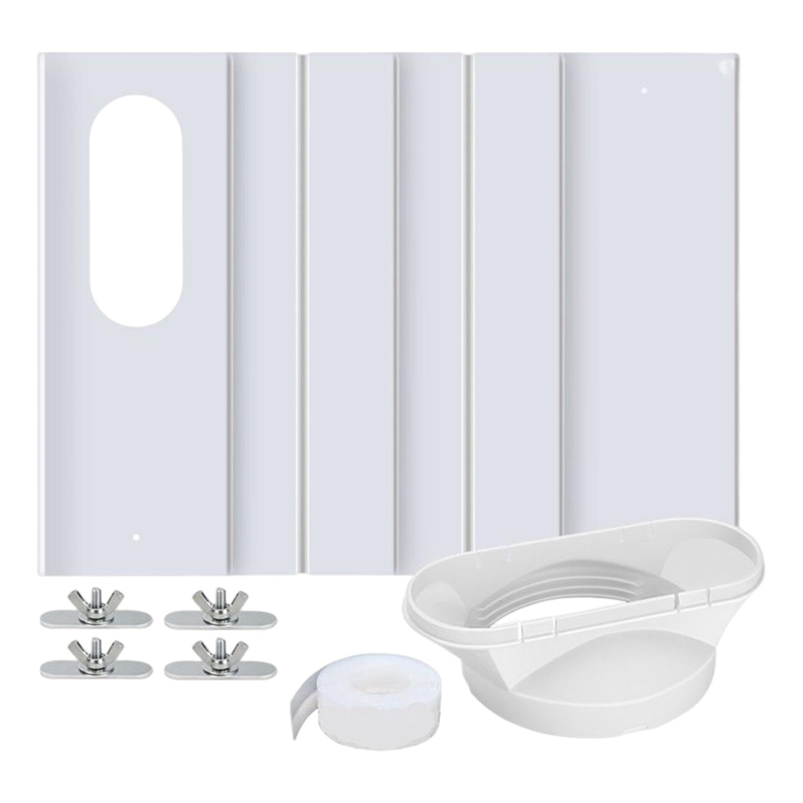 Portable Air Conditioner Window Kit Adjustable Sliding for Exhaust Hose