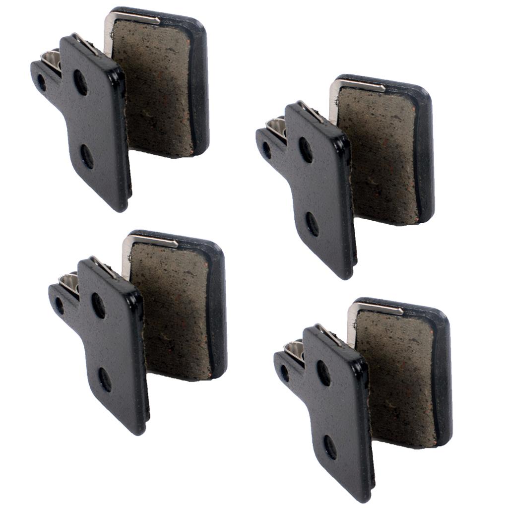 4 Pair Bike Disc Brake Pads Caliper Semi-Metal Resin Bike Components