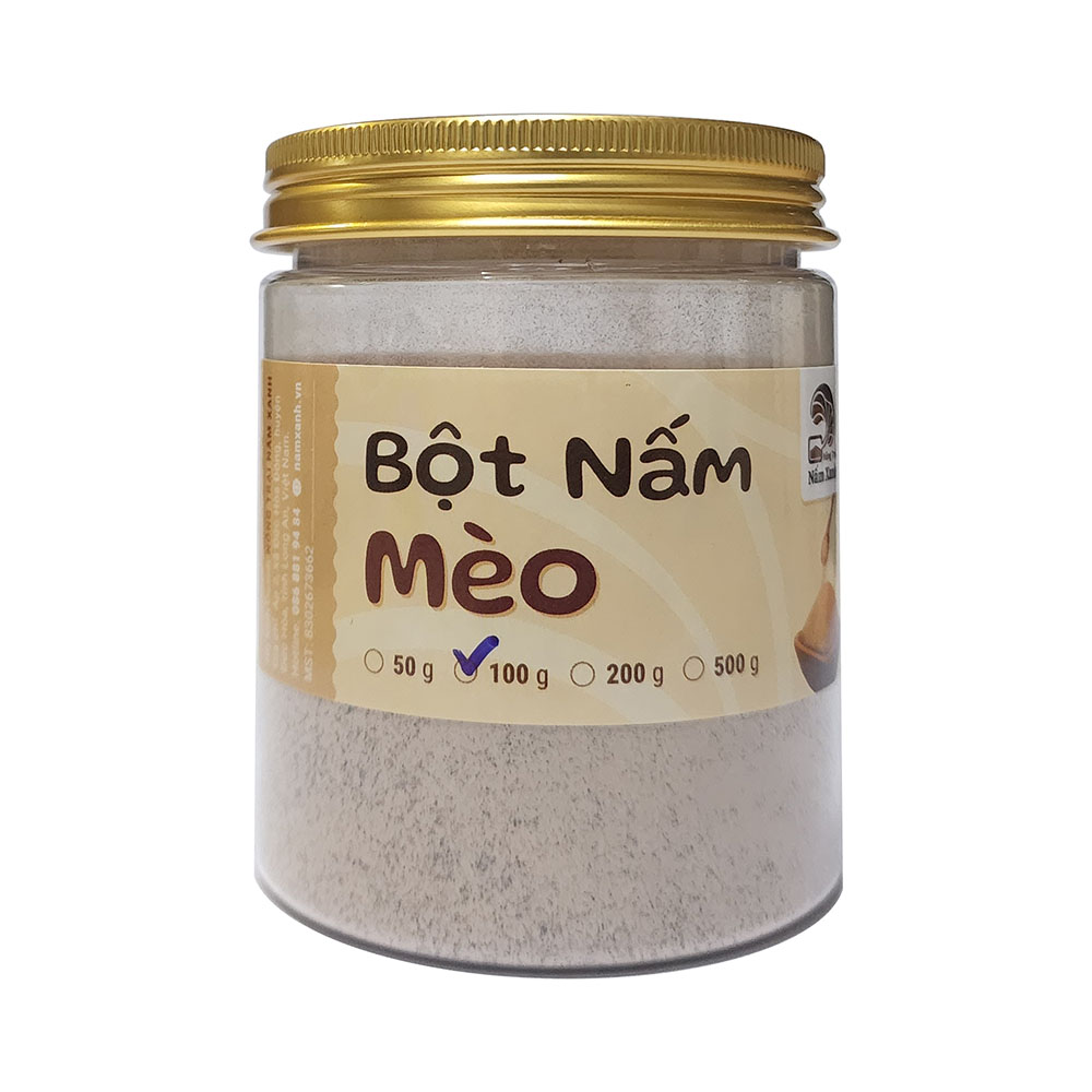 Bột Nấm Mèo/Mộc Nhĩ - Tạo Vị Giòn Dai - Nông Trại Nấm Xanh