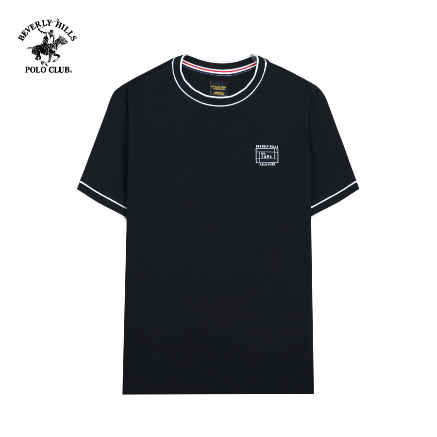 Áo Tshirt Ngắn tay Nam Beverly Hills Polo Club Regular Fit -TSMRSS23TL068 BK BLACK