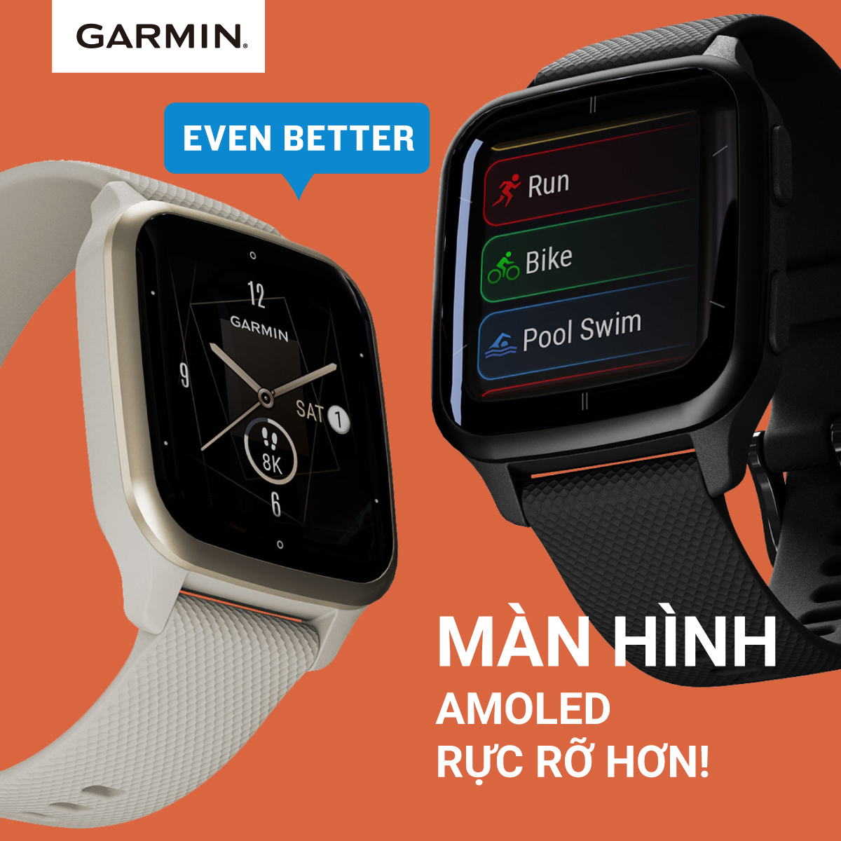 Đồng hồ thông minh Garmin Venu Sq 2 Music - Hàng chính hãng