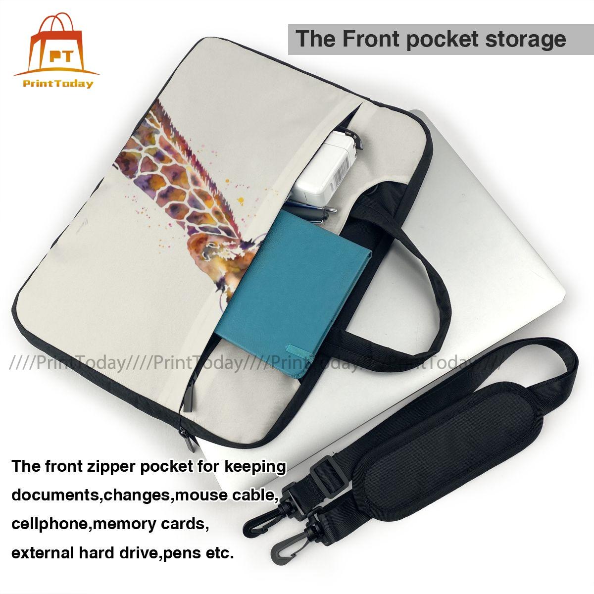 Hươu Cao Cổ Laptop Túi Xách Công Sở Đựng Máy Tính Chống Sốc Dễ Thương Laptop Túi