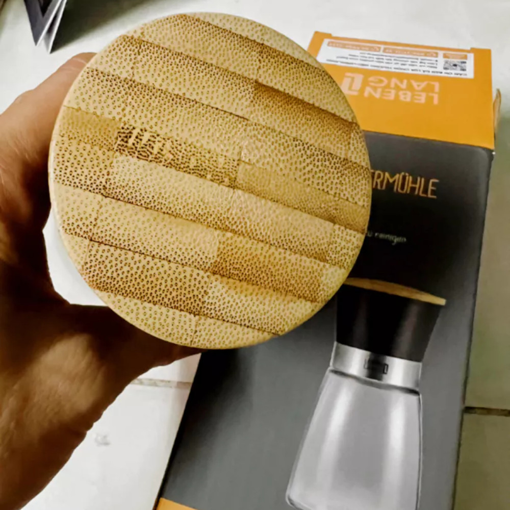 Dụng cụ xay tiêu cầm tay thủy tinh Lê Bên Làng LBL9595 dung tích 170ml nhỏ gọn tiện lợi