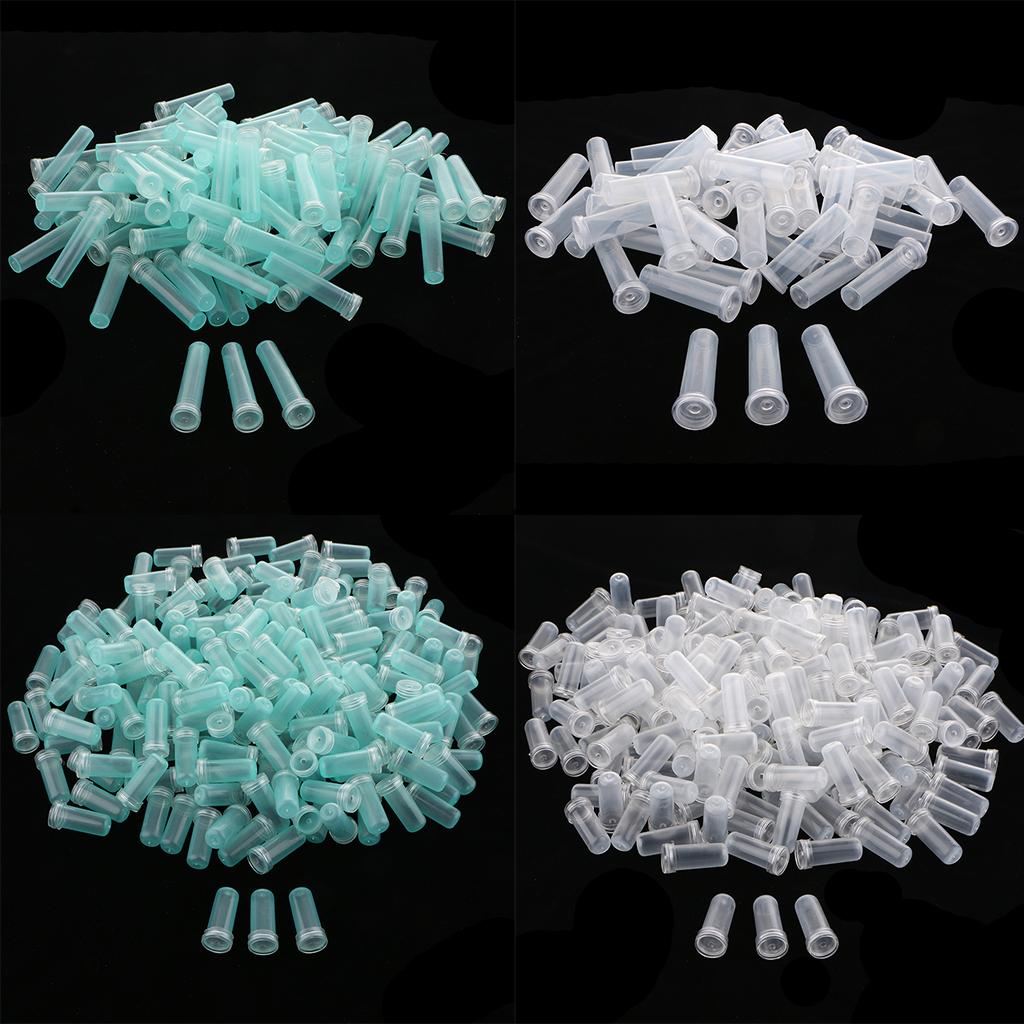 Plastic Flower Water Tubes Floral Tube/Vials Clear Blue_4.1x1.8cm