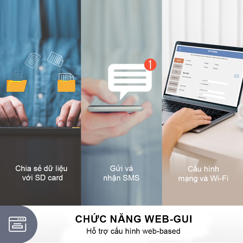 Bộ phát Wifi di động PROLiNK DL7202 dùng SIM 4G LTE 150Mbps, pin 3000mAH lên tới 12h, TFT 1.44&quot;, hỗ trợ 185 quốc gia - Hàng chính hãng