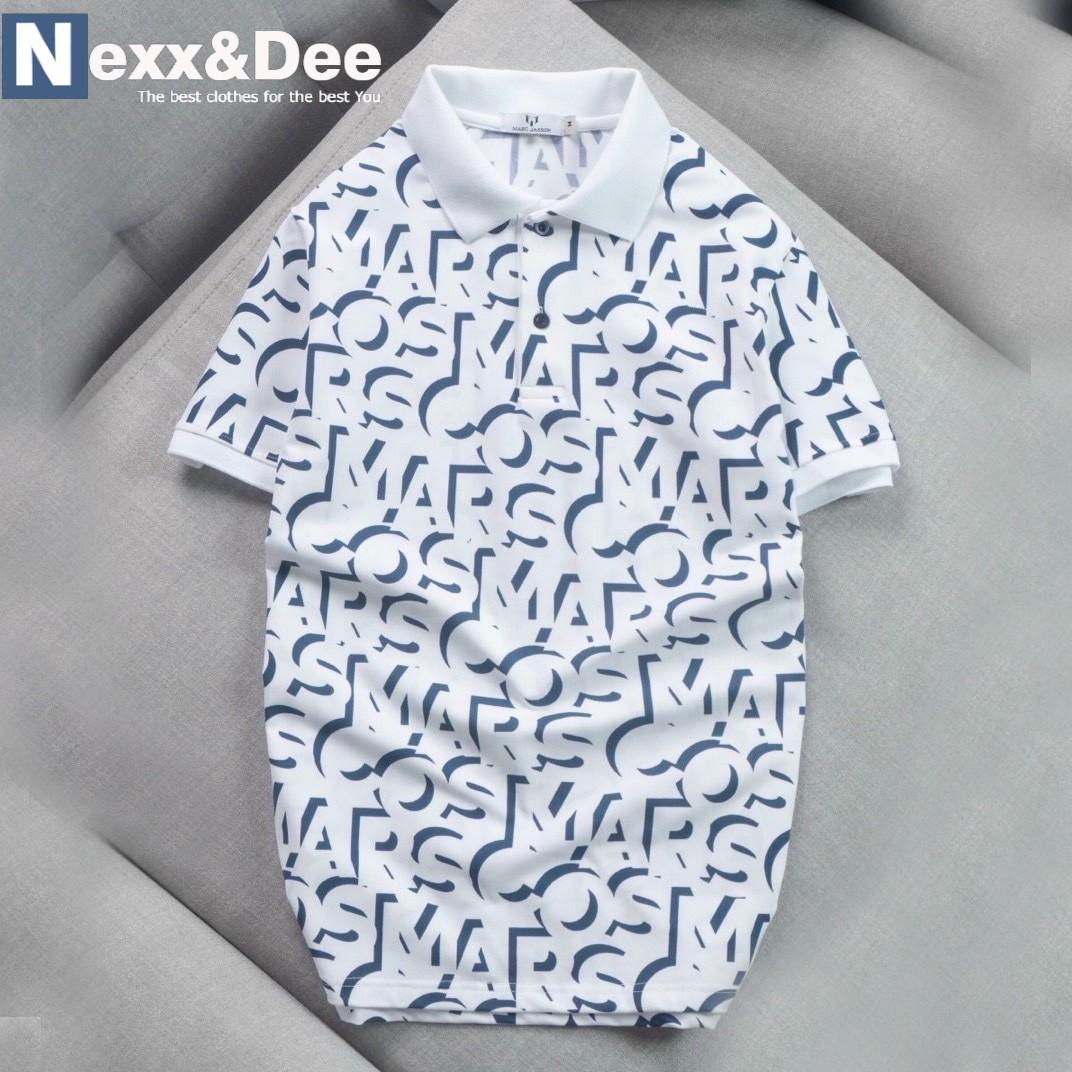 Áo thun polo nam HOẠ TIẾT CHẤM BI có cổ bẻ cá sấu big size 3xl trẻ trung ND013