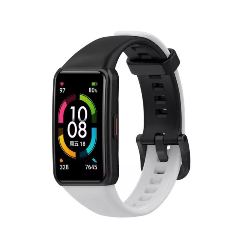 Dây Đeo SILICON 2 màu dành Cho Xiaomi Miband 7 Pro