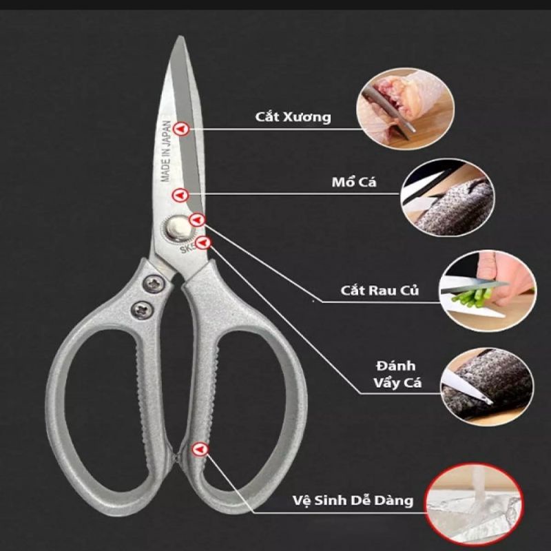 Kéo nhà bếp cao cấp NHẬT BẢN kéo đa năng phiên bản mới nhất