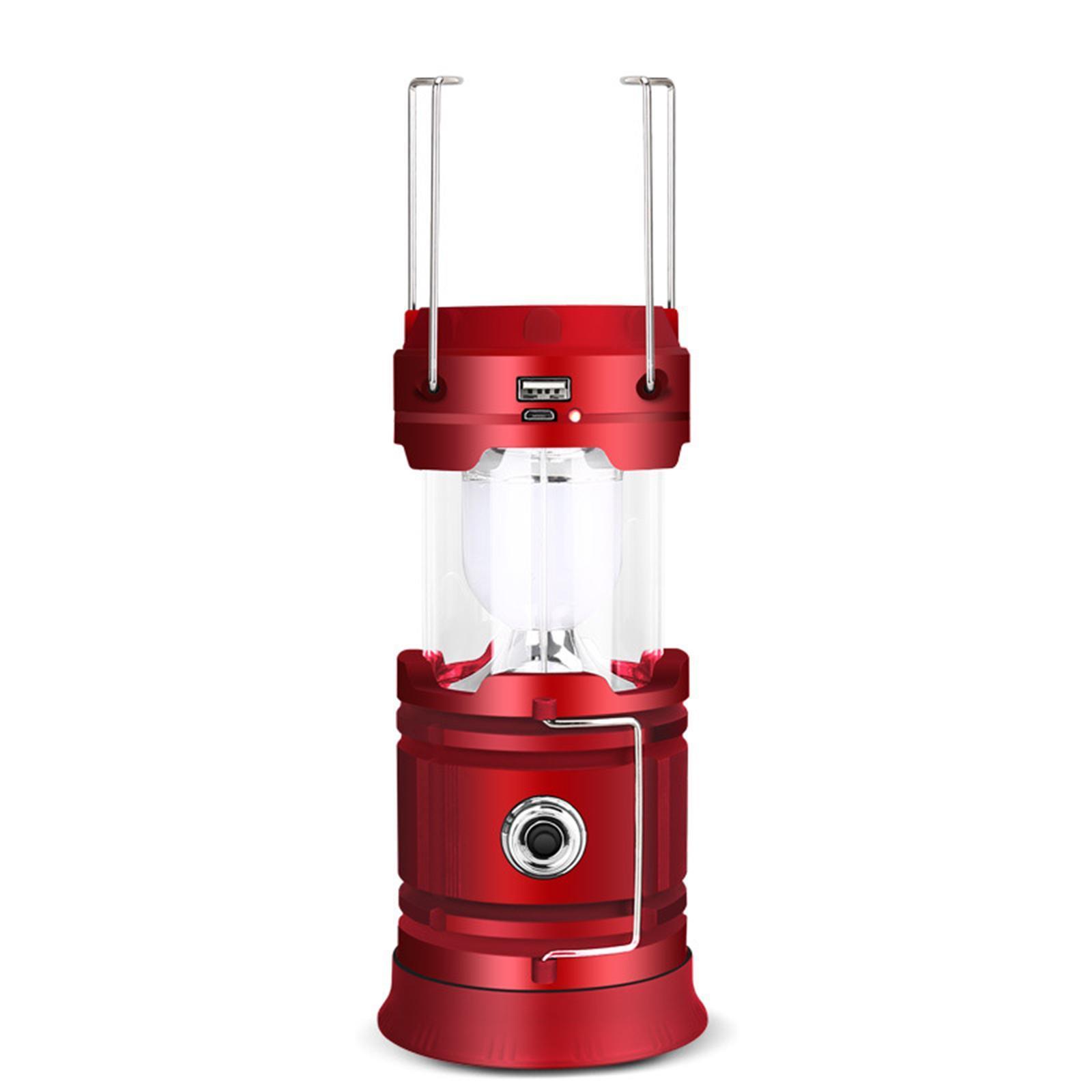 Outdoor Camping Lantern, LED Solar Powered Waterproof Tent Light, Perfect Lantern Flashlight for Emergency Survival Hiking Fishing Home and More