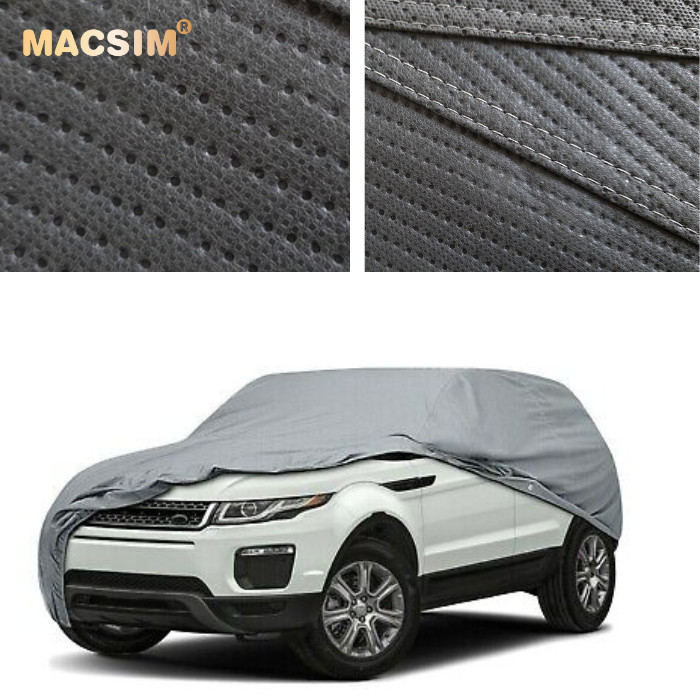 Bạt phủ ô tô chất liệu vải không dệt cao cấp thương hiệu MACSIM dành cho hãng xe Landrover màu ghi - bạt phủ trong nhà và ngoài trời