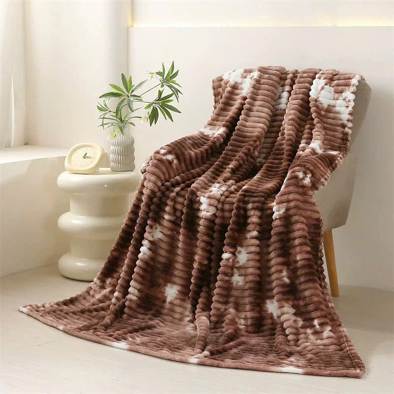 Chăn lông tuyết tăm LIDACO chăn văn phòng mix loang màu khổ 2mx2m3