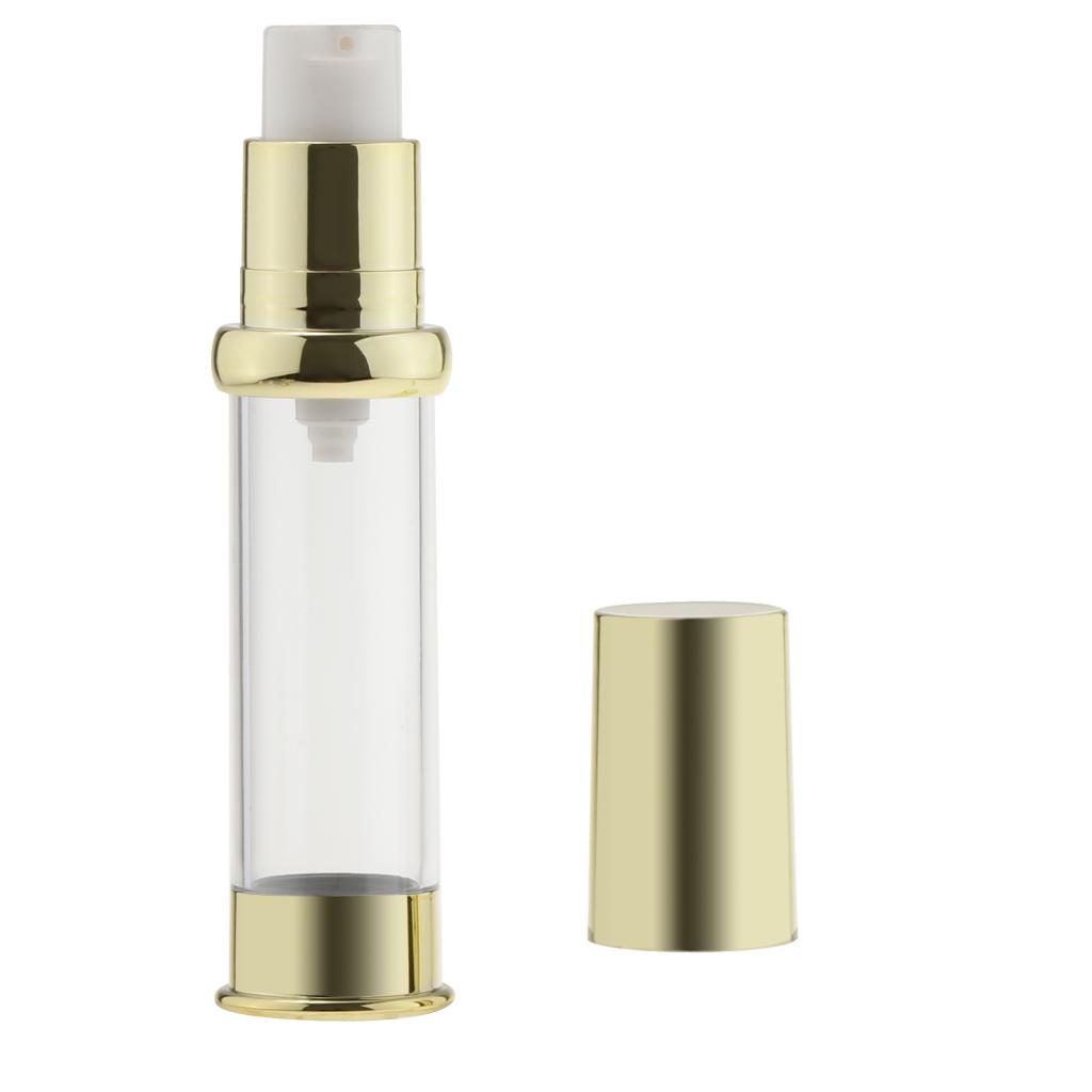 6 x Empty Airless Bottle Cosmetic Travel Perfume Spray Sprayer 10 /15 / 30 ml White for Home or Travel