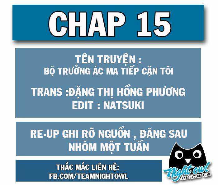 bộ trưởng ác ma tiếp cận tôi chapter 15 1