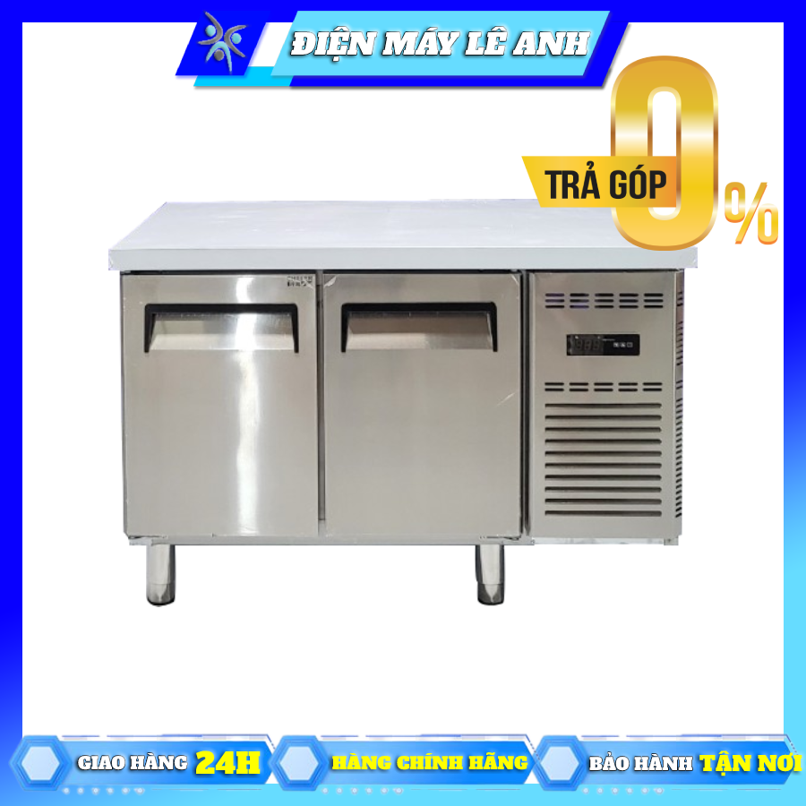 Tủ mát bàn chặt BAMBOO COOL dài 1m20 inox - BẢO HÀNH 1 NĂM - LẮP ĐẶT MIỄN PHÍ