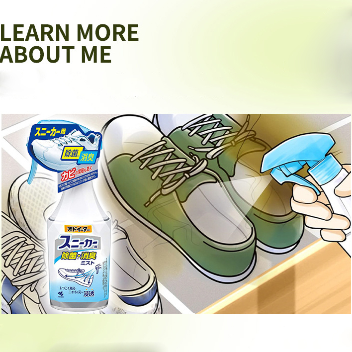 Chai xịt khử mùi hôi giày kháng khuẩn Kobayashi Pharmaceutical Nhật Bản 250ml