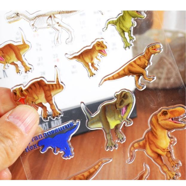 Sticker 3D Khủng long Hình dán nổi Dinosaur cho bé