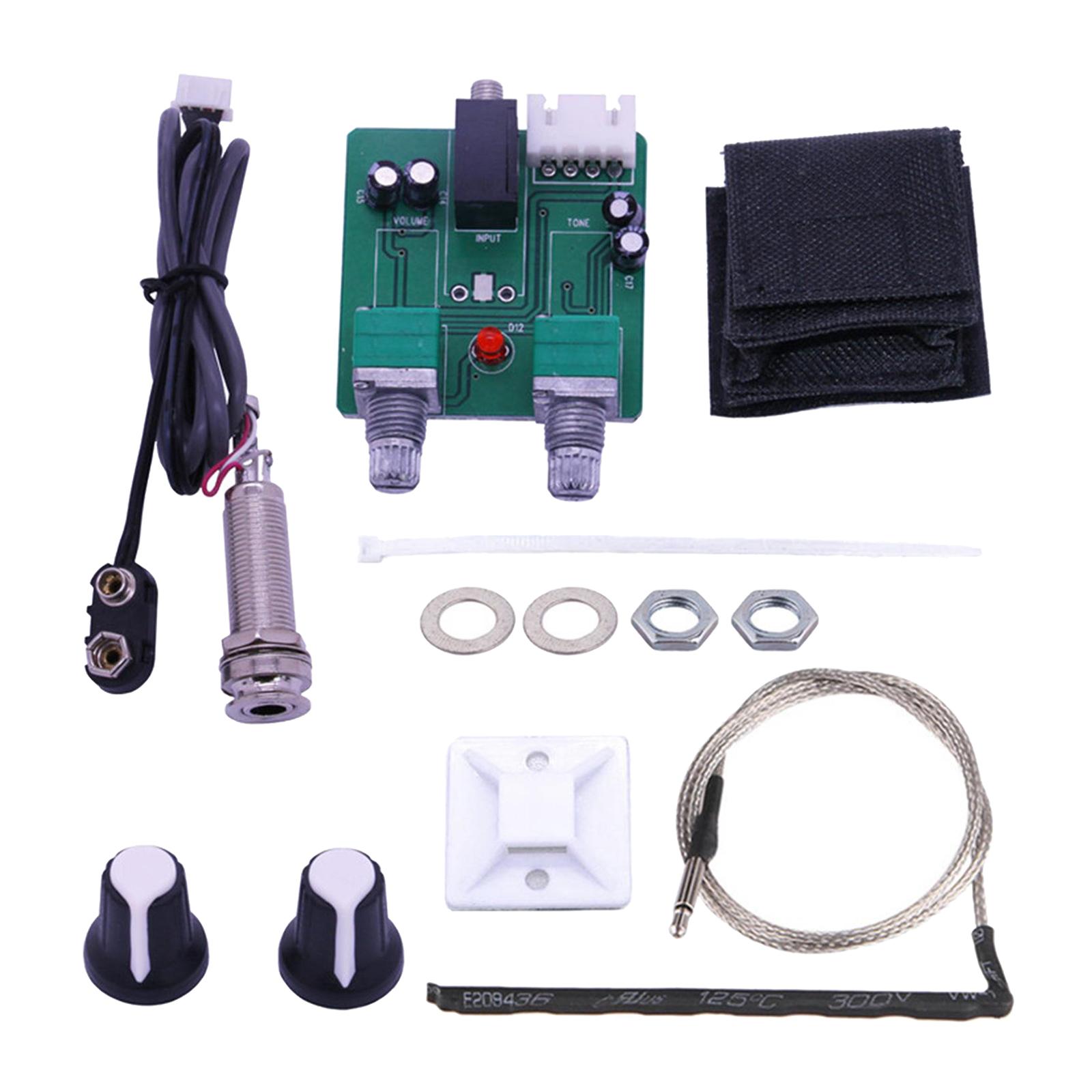 5 Band EQ Equalizer Pickup Tuner for Acoustic Guitar Musical Instrument Replacement Parts