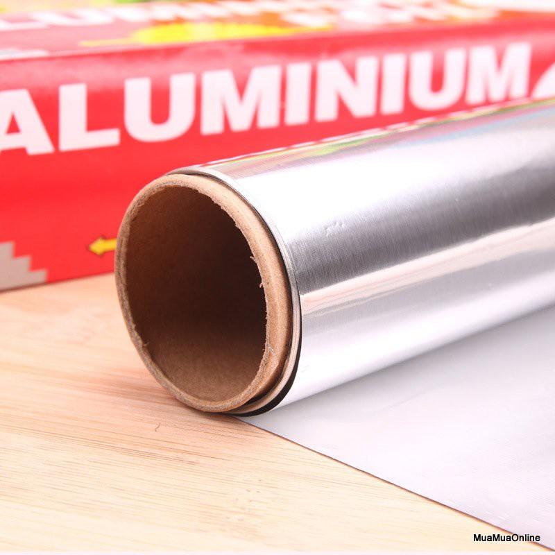 Cuộn Giấy Bạc Bọc Thực Phẩm Aluminium 5m X 30Cm Cao Cấp