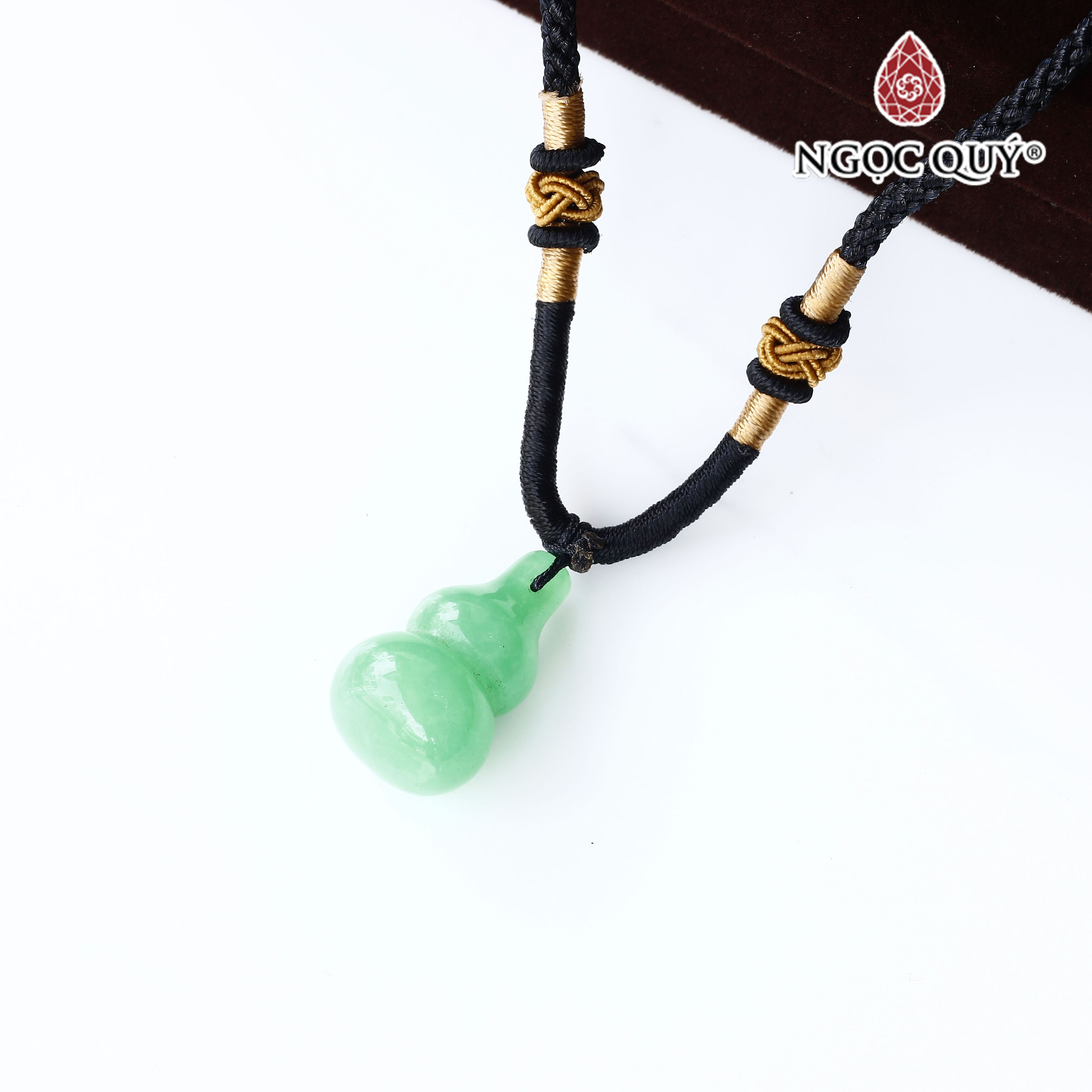 Mặt dây chuyền hồ lô cẩm thạch - Ngọc Quý Gemstones