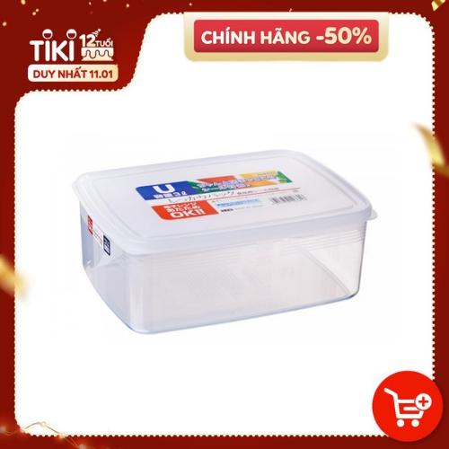 Hình ảnh Hộp đựng thực phẩm 3L cỡ lớn nắp kín dùng cho quán ăn, nhà hàng Nội địa Nhật Bản