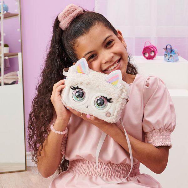 Túi xách biết chớp mắt, phát ra 30 âm thanh & hát mỗi khi vuốt ve PURSE PETS CANADA