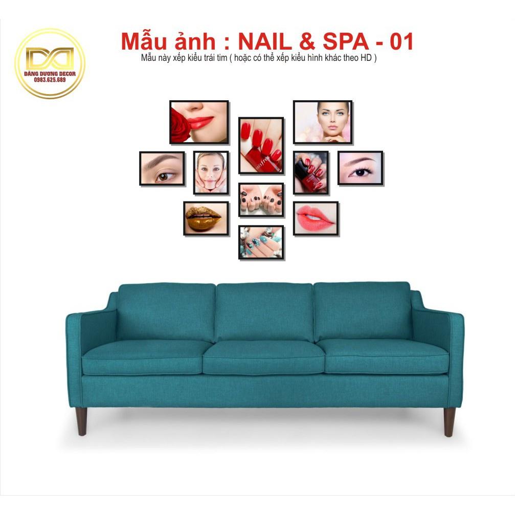 Bộ tranh nail-mi - trang trí shop nail-spa