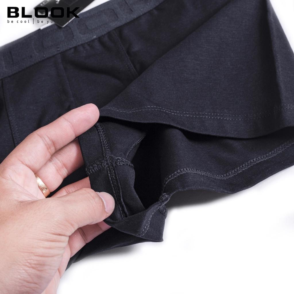 Combo 2 quần lót nam BOXER vải cotton tự nhiên 100% thoáng khí,co giãn cao cấp 79178 - BLOOK