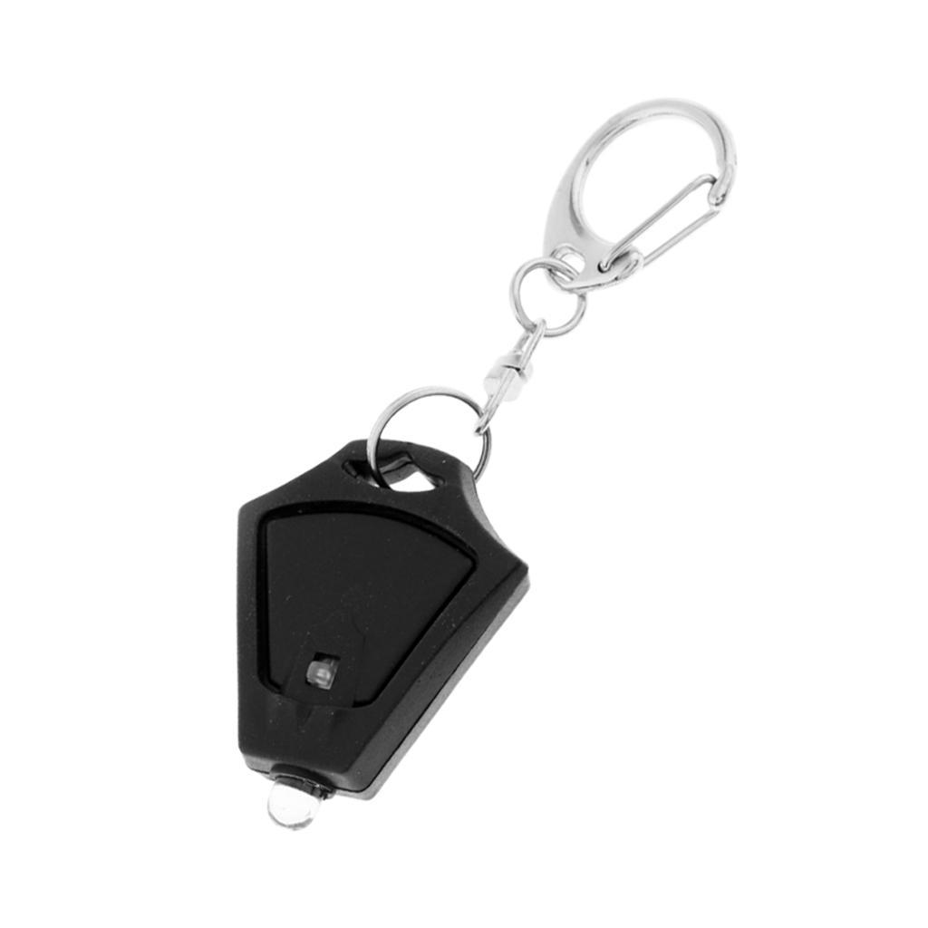 Pocket Keychain LED Flashlight Outdoor Camping Mini LED Lamp Emergency Torch with Carabiner