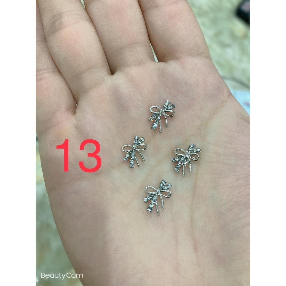 charm nơ mã mới trang trí nail mã 13