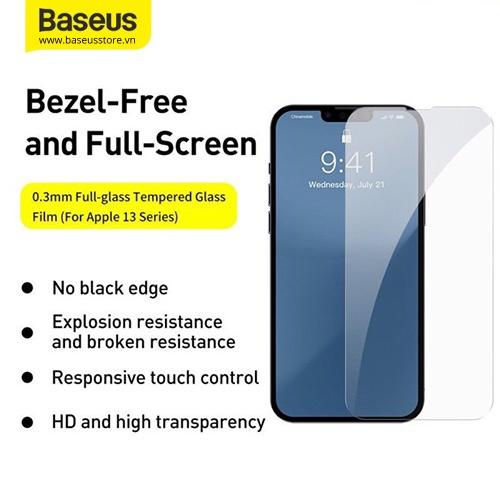 Kính cường lực 6 lớp dùng cho iP 13 Series Baseus Full-Glass Tempered Glass Film