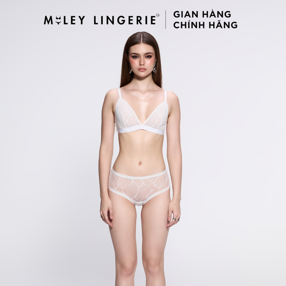 Áo Ngực Không Gọng Không Mút Ren Zic Zag Likia