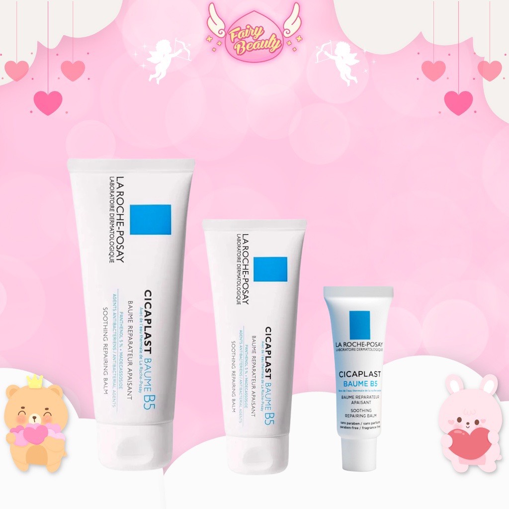 [LA ROCHE-POSAY] Kem Dưỡng B5 Giúp Làm Dịu &amp; Phục Hồi Làn Da Cho Người Lớn Và Trẻ Em Cicaplast Baume B5 100/40/3ml