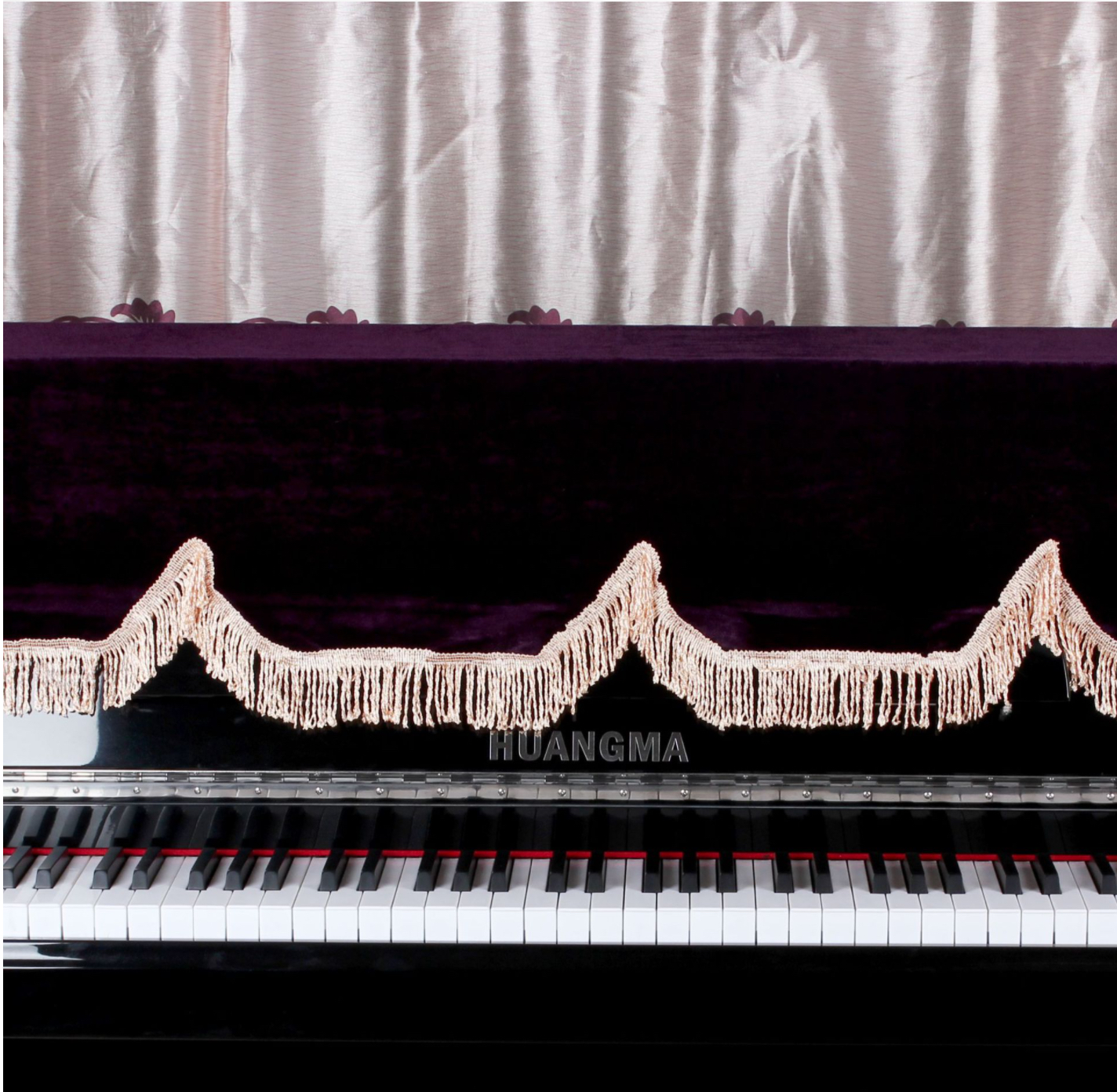 khăn phủ đàn piano cơ, đàn piano điện tử 88 phím chất nhung mịn chống bụi chống xước đàn