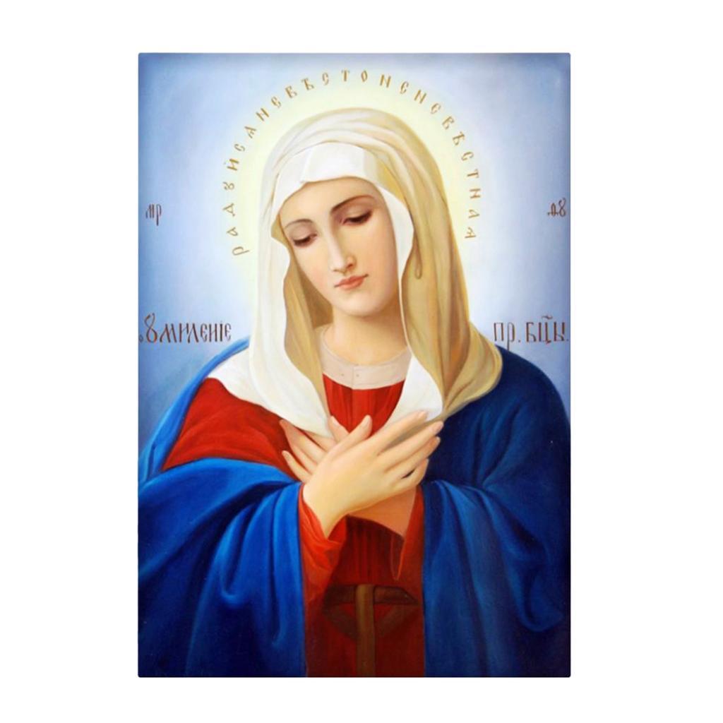 DIY 5D Diamond Painting Embroidery Cross Craft Stitch Home Decoration Arts Crafts - Saint Pattern 23x30cm