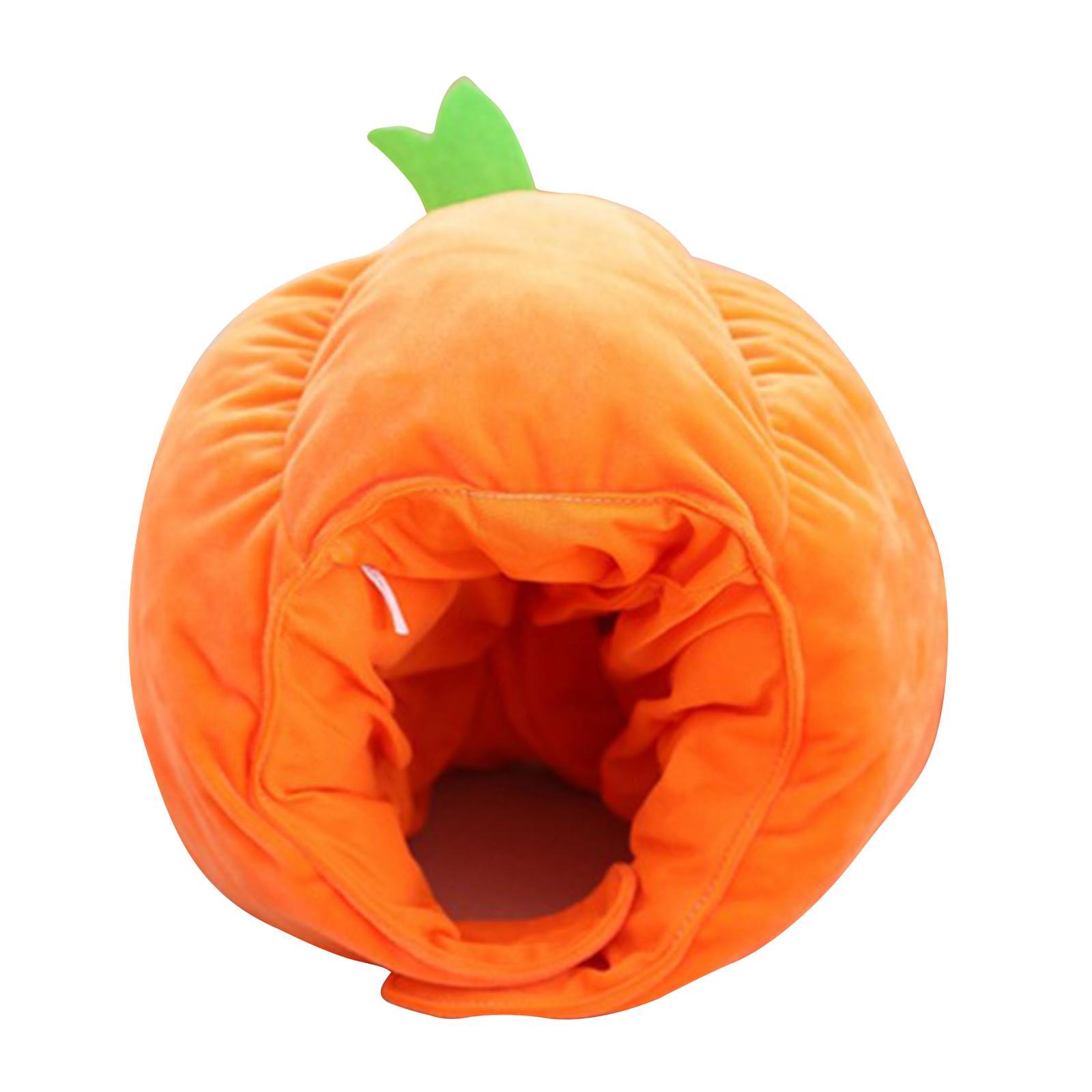Pumpkin Warm Hat Halloween Dress up Fancy Dress Costume Accessory Plush Cap