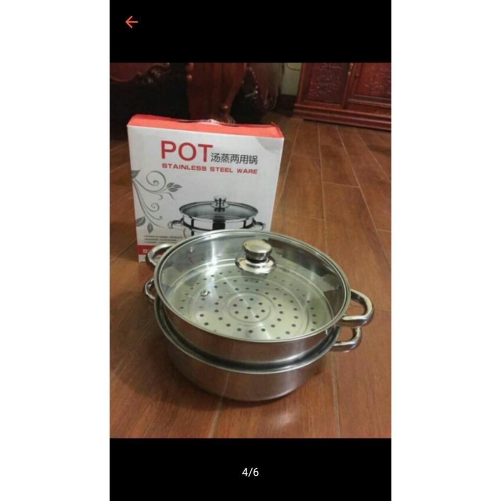 Nồi hấp 2 tầng cao cấp