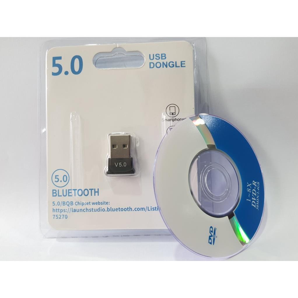 thiết bị tạo bluetooth cho máy tính PC laptop 5.0 LOẠI TỐT bắt sóng cực khỏe và ổn định usb bluetooth 5.0