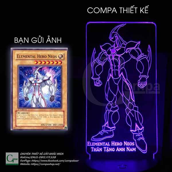 Đèn Ngủ Yugi-Oh Elemental HERO Neos Type 01