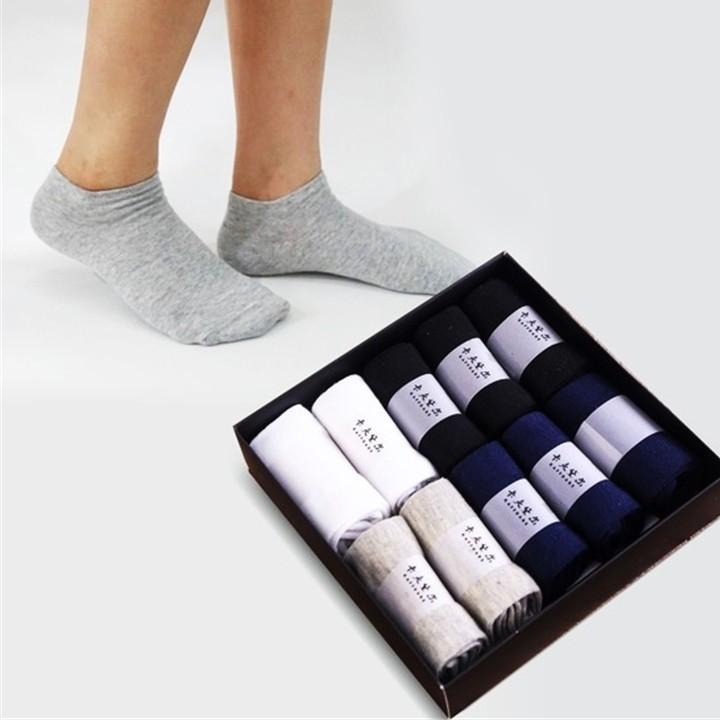 Hộp 10 đôi tất chống hôi chân hàng xuất Nhật