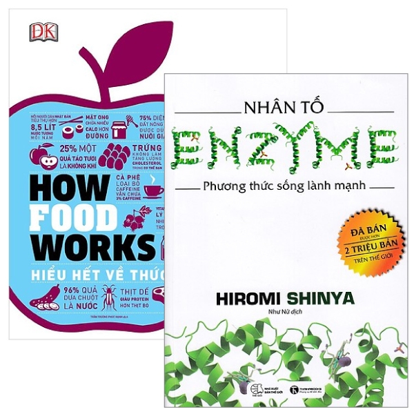 Combo How Food Works - Hiểu Hết Về Thức Ăn + Nhân Tố Enzyme - Phương Thức Sống Lành Mạnh (Bộ 2 Cuốn)