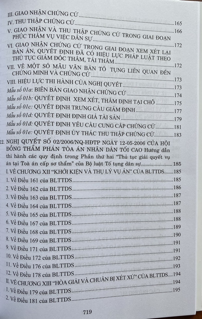 Hệ Thống Các Nghị Quyết Của Hội Đồng Thẩm Phán, Toà Án Nhân Dân Tối Cao Về Dân Sự Và Tố Tụng Dân Sự Từ Năm 1990 Đến 2023