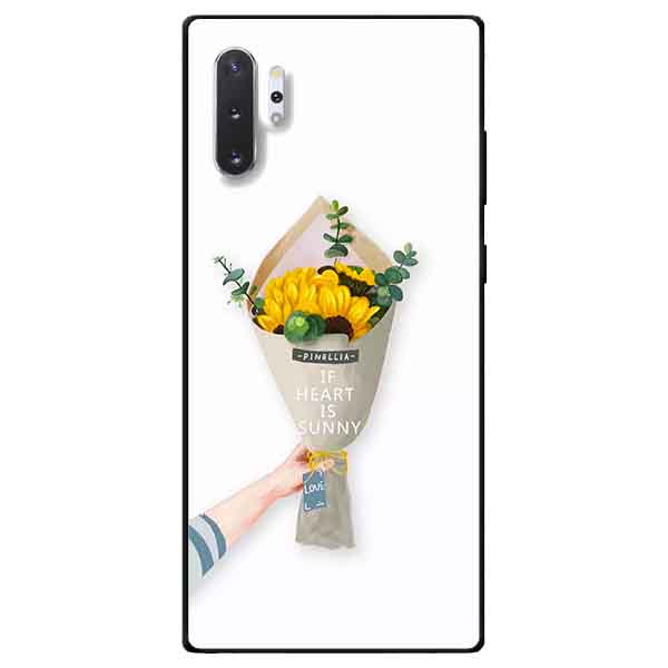 Ốp lưng in cho Samsung Note 10 Plus Mẫu Bó Hoa Hướng Dương
