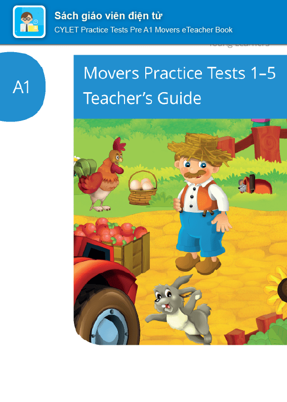CYLET Practice Tests Pre A1 Movers Sách giáo viên điện tử