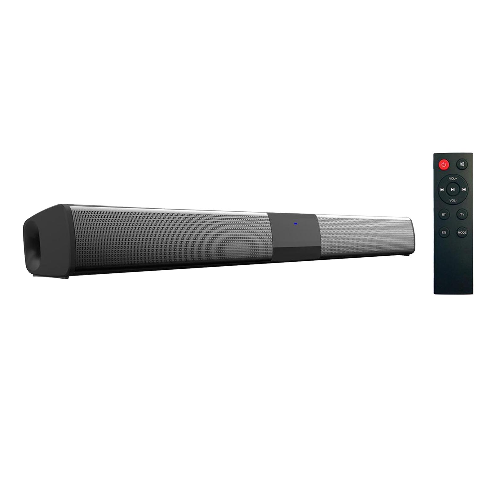 Portable TV Soundbar Bluetooth Speaker System Subwoofer Loudspeaker AUX New