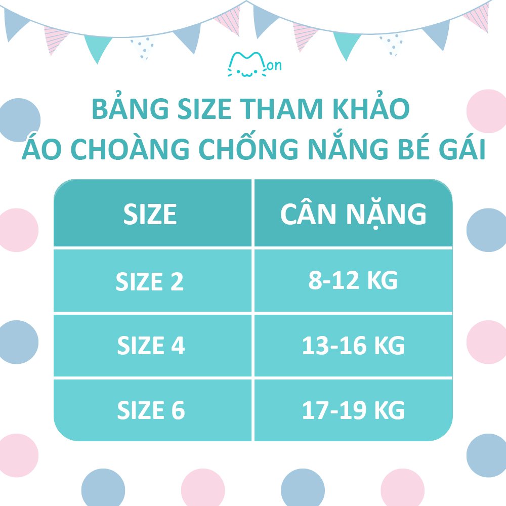 Áo chống nắng cho bé gái, áo choàng chống nắng chống tia UV cho bé gái chất cotton họa tiết dễ thương MonBabies MA22503