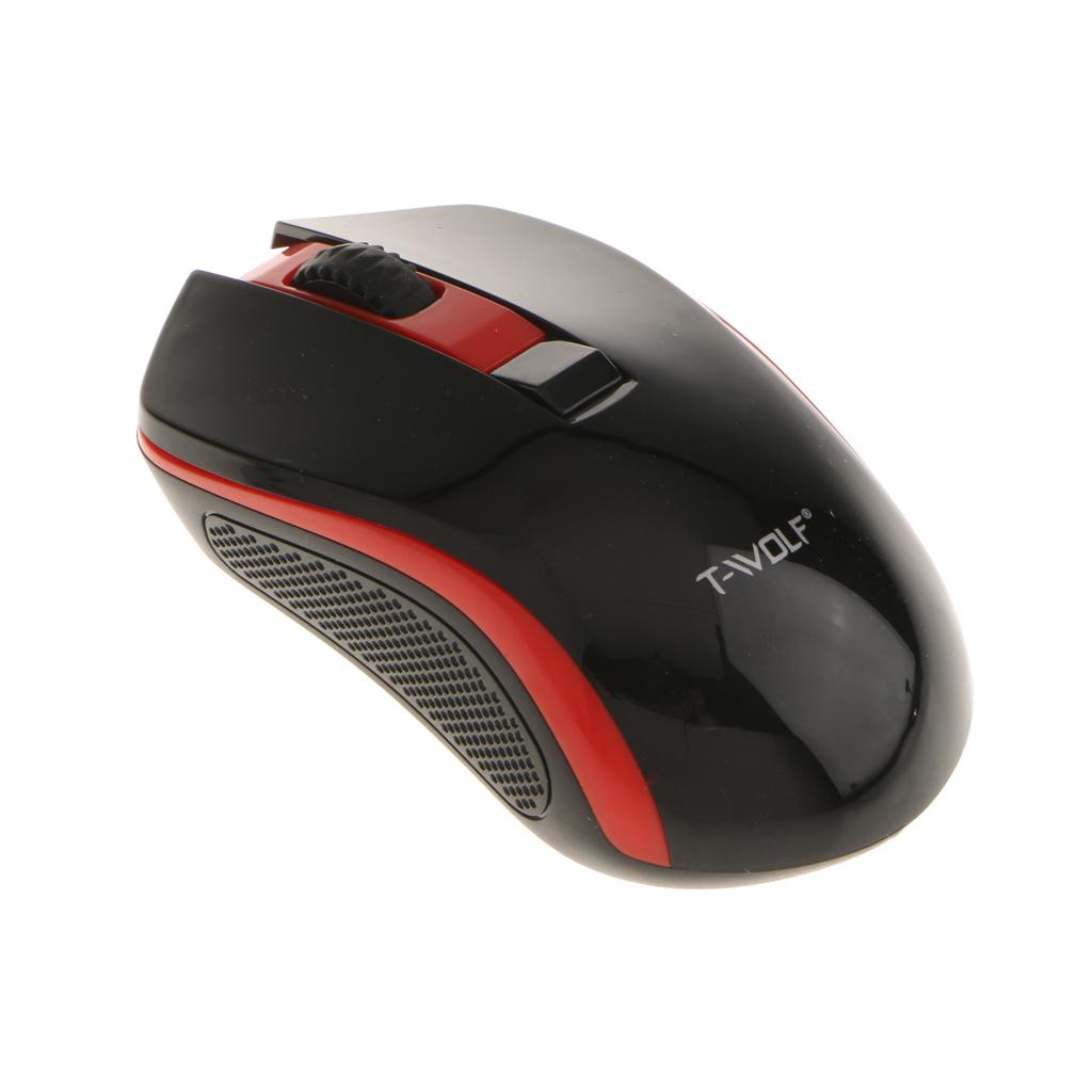USB Wireless Adapter Mouse Cordless Optical Scroll Mouse