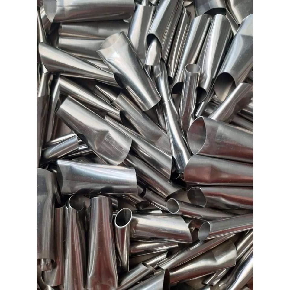 Đầu vòi vuốt keo bằng Inox 22mm